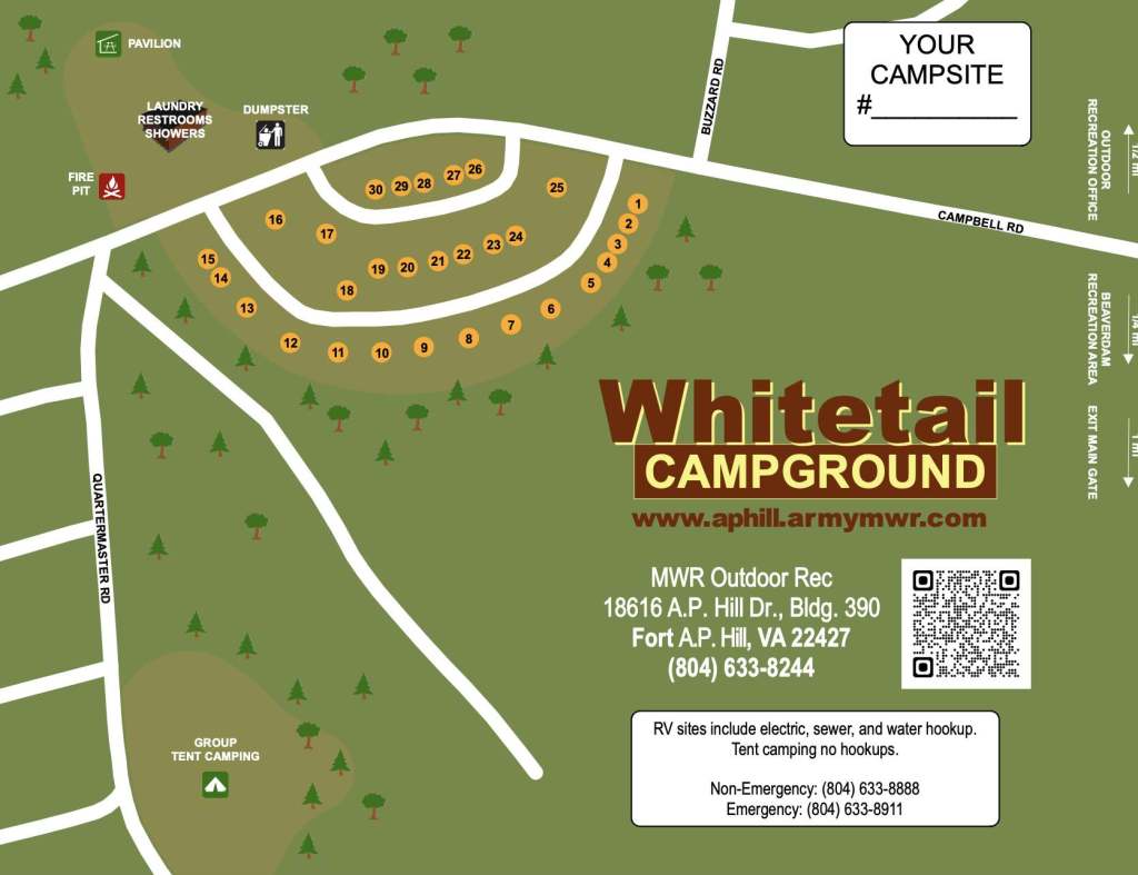 , Whitetail RV Park Fort A.P. Hill MWR: Best Kept Secret for Military RV Travelers and Hunters