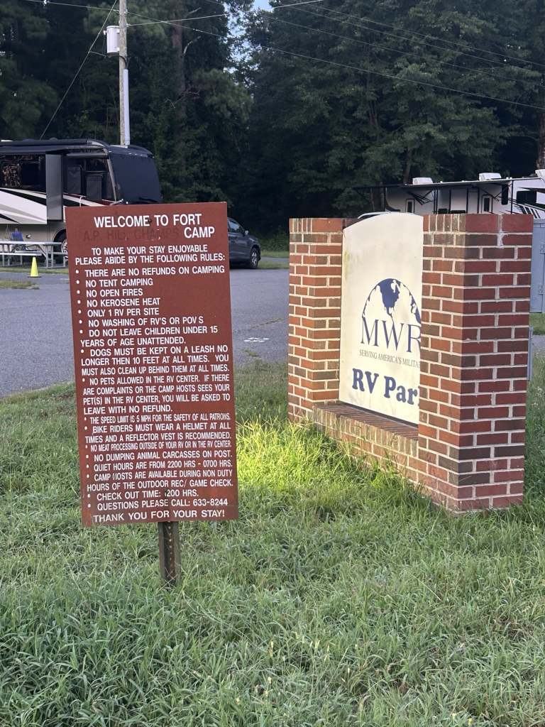 , Whitetail RV Park Fort A.P. Hill MWR: Best Kept Secret for Military RV Travelers and Hunters